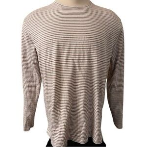 WEATHERPROOF Vintage Long Sleeve Red Blue Stripe Shirt,‎ XXL